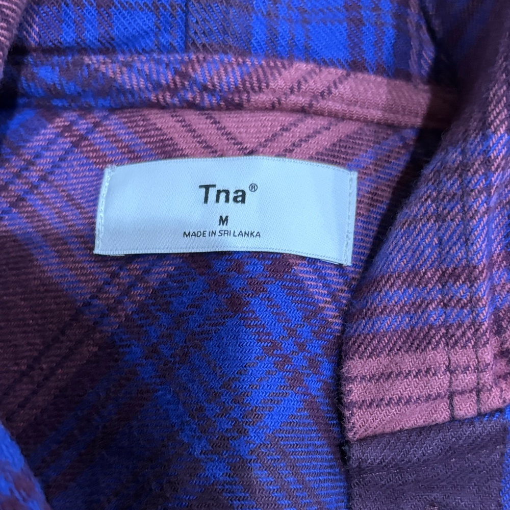 TNA Vibrant Plaid Button Down Shirt - Picture 3 of 4